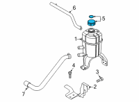 OEM Hyundai Cap Assembly-Radiator Diagram - 25330-J2000