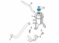 OEM 2020 Kia Niro EV Cap Assembly-Radiator Diagram - 25330J2000