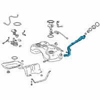 OEM 2021 Toyota RAV4 Filler Pipe Diagram - 77210-0R060