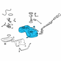 OEM 2019 Toyota RAV4 Fuel Tank Diagram - 77001-0R090