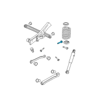 OEM 2012 GMC Yukon Engine Cradle Bolt Diagram - 11518725