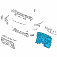 OEM 2012 Honda Civic Insulator, Dashboard Diagram - 74260-TR0-A50