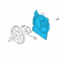 OEM 2003 Hyundai Sonata SHROUD-Fan Diagram - 97735-3F000