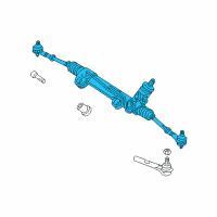 OEM Ram Gear Rack and Pinion Diagram - 52013466AM