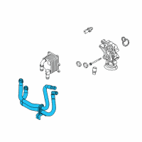 OEM 2009 Ford Edge Tube Assembly Diagram - 8T4Z-8N021-A