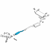 OEM 2013 Ford Escape Front Muffler Diagram - CV6Z-5230-T