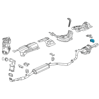 OEM 2018 Ram ProMaster 1500 Hanger-Exhaust Support Diagram - 68201398AA