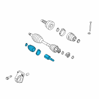 OEM 2017 Jeep Renegade Kit-Stub Shaft Diagram - 68275702AA