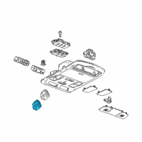 OEM 2018 Buick Envision Sunroof Switch Diagram - 22886706