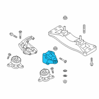 OEM 2018 Kia Stinger Engine Mounting Support Bracket Diagram - 21826J5100