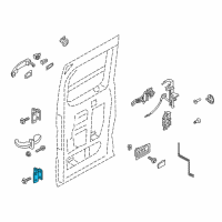 OEM 2020 Ford Transit-350 Upper Hinge Diagram - EK4Z-6126800-A