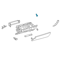 OEM 2021 Toyota Avalon Glove Box Lamp Diagram - 81081-07070