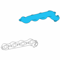 OEM 2005 Ford Excursion Manifold Diagram - 3C3Z-9431-AB