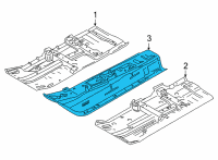 OEM 2020 Nissan Versa Floor-Front, Center Diagram - G4310-5EEMA
