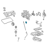 OEM 2017 Lexus GS450h Seal, Type T Oil Diagram - 90311-42045