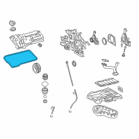 OEM 2007 Toyota Avalon Valve Cover Gasket Diagram - 11213-0P010