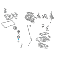OEM 2020 Toyota Highlander Filter Cover Seal Diagram - 90301-79006