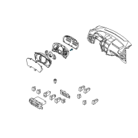 OEM 2009 Hyundai Tucson Bulb (12V, 1.1 4W) Diagram - 94369-2E000