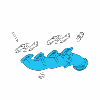 OEM 2004 Ford E-150 Club Wagon Manifold Diagram - 7C2Z-9431-C