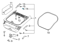 OEM Honda Civic BOLT, FLANGE (8X24) Diagram - 90165-T43-J00