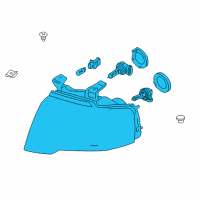 OEM Ford Expedition Composite Headlamp Diagram - FL1Z-13008-C