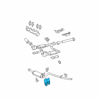 OEM 2000 Ford F-150 Extension Diagram - 7L3Z-5255-AB