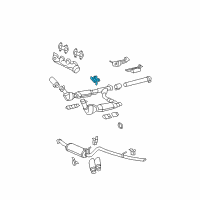 OEM 2007 Ford F-150 Exhaust Bracket Diagram - 4L3Z5E269AA