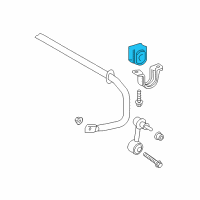 OEM Toyota Prius Bushings Diagram - 48818-47010