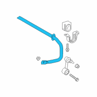 OEM 2018 Toyota Prius Prime Stabilizer Bar Diagram - 48812-47060