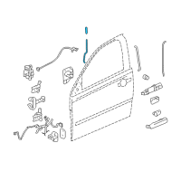 OEM Pontiac Lock Rod Diagram - 15875859