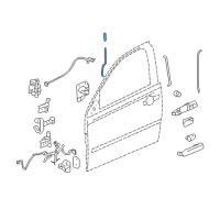 OEM 2008 Pontiac G6 Lock Rod Diagram - 15875859