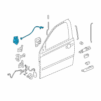 OEM Pontiac G6 Latch Diagram - 20846342