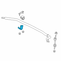 OEM Ford F-150 Stabilizer Bar Bracket Diagram - 7L1Z-5486-A