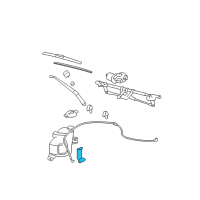 OEM Chevrolet HHR Washer Pump Diagram - 19330913