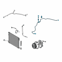 OEM 2018 Toyota Camry Tube Assembly Diagram - 88710-33480