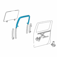 OEM 2019 Toyota Tacoma Run Channel Diagram - 68152-04020