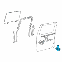 OEM 2019 Toyota Tacoma Window Motor Diagram - 85710-04030