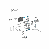 OEM 2007 Lexus LS460 Damper Servo Sub-Assembly (For Airmix) Diagram - 87106-50370
