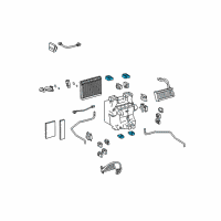 OEM 2008 Lexus LS600h Damper Servo Sub-Assembly (For Airmix) Diagram - 87106-50370