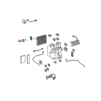 OEM 2012 Lexus LS600h Valve, Cooler Expansion Diagram - 88515-50210