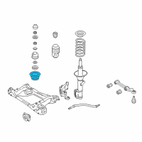 OEM 2004 Pontiac GTO Seat, Front Spring Diagram - 92039205