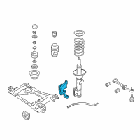 OEM 2004 Pontiac GTO Steering Knuckle Assembly Diagram - 92171965