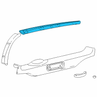 OEM 2001 Ford Excursion Upper Molding Diagram - YC3Z-7842410-AAA