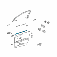 OEM 2020 Lexus UX250h WEATHERSTRIP, FR Doo Diagram - 68171-76020