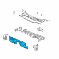 OEM 2002 Acura RL Dashboard (Lower) Diagram - 61500-SZ3-A02ZZ