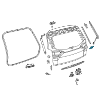 OEM 2017 Jeep Cherokee Ball Stud Diagram - 6511111AA