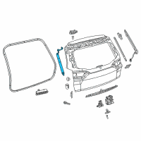 OEM 2017 Jeep Cherokee Housing-Power LIFTGATE Diagram - 68103064AC