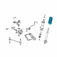 OEM 1999 Lexus GS400 Spring, Coil, Rear Diagram - 48231-3A071