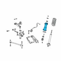 OEM 2000 Lexus GS300 Rear Suspension Support Assembly, Right Diagram - 48750-30130