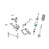 OEM Lexus INSULATOR, Rear Coil Spring Diagram - 48257-30060